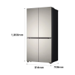 LG 디오스 AI 오브제컬렉션 STEM 베이직 냉장고 Fit & Max 635L 1등급